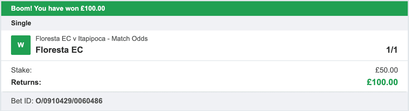 Daily Football Winners - Winner 2 - 2022-06-29