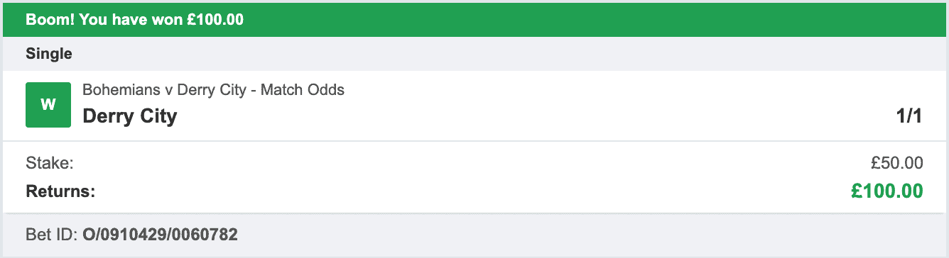 Daily Football Winners - Winner 2 - 2022-07-01