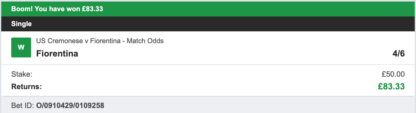 Daily Football Winners - Winner 1 - 2023-04-05