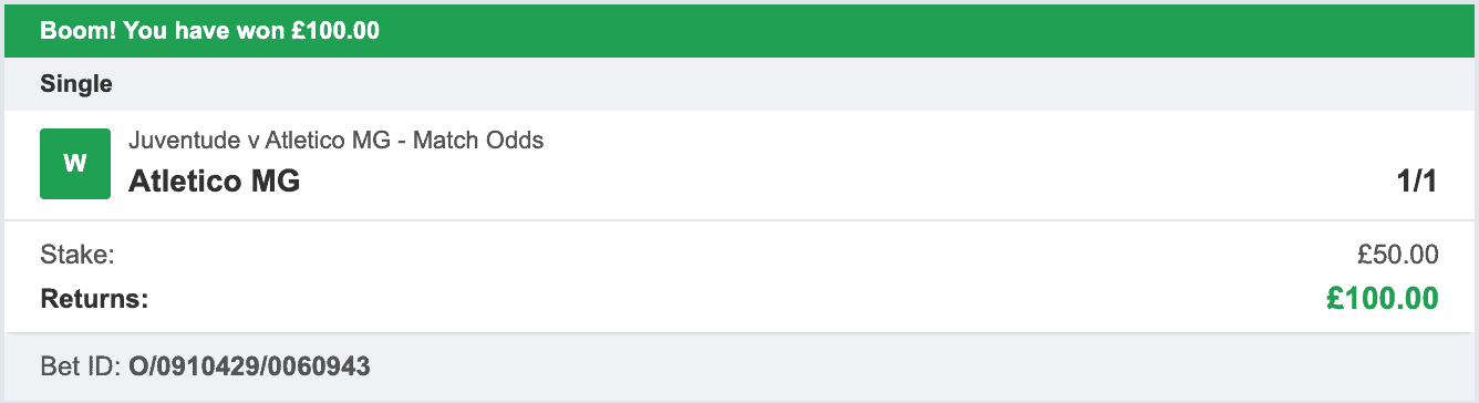Daily Football Winners - Winner 1 - 2022-07-02
