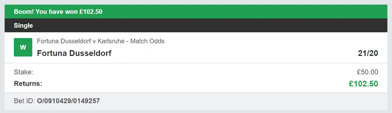 Daily Football Winners - Winner 1 - 2023-09-01