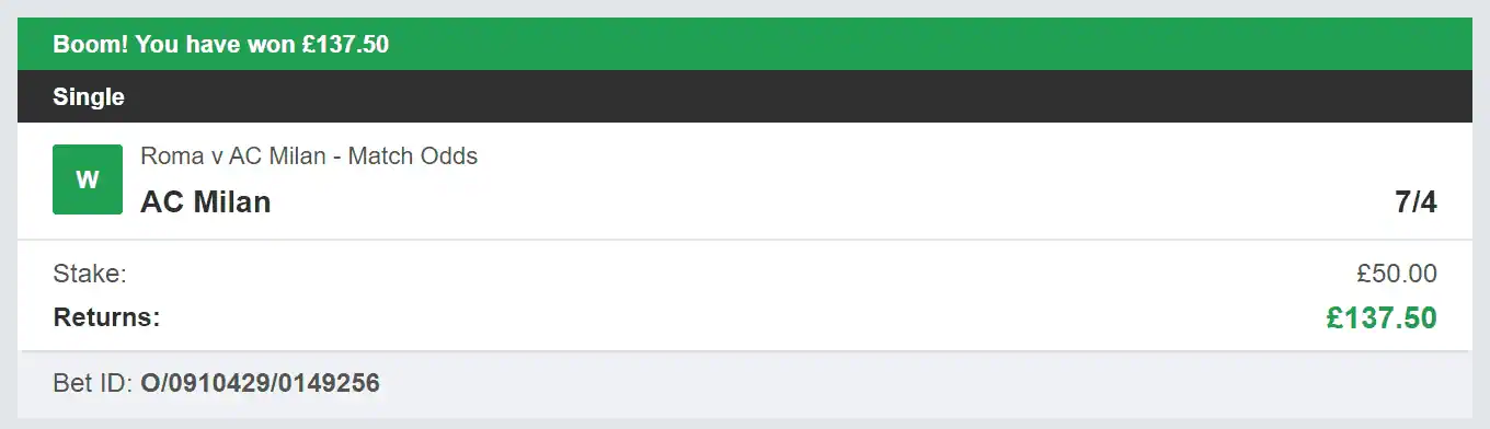 Daily Football Winners - Winner 2 - 2023-09-01
