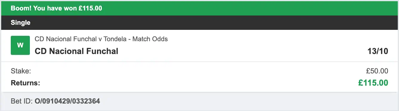 Daily Football Winners - Winner 1 - 2025-12-15