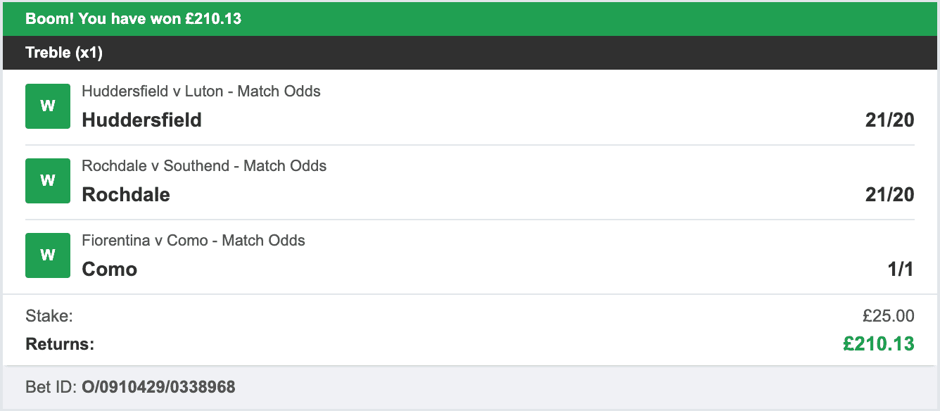 Daily Football Winners - Winner Treble - 2026-01-27