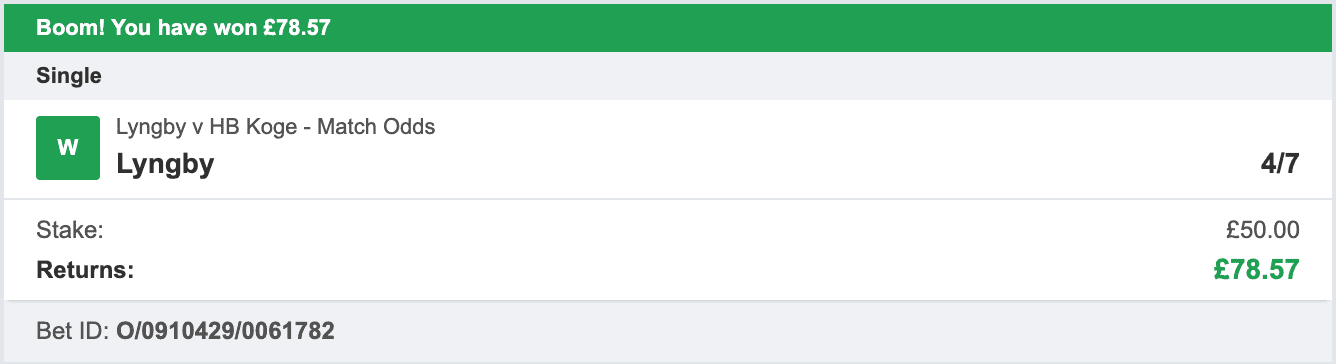 Daily Football Winners - Winner 1 - 2022-07-08