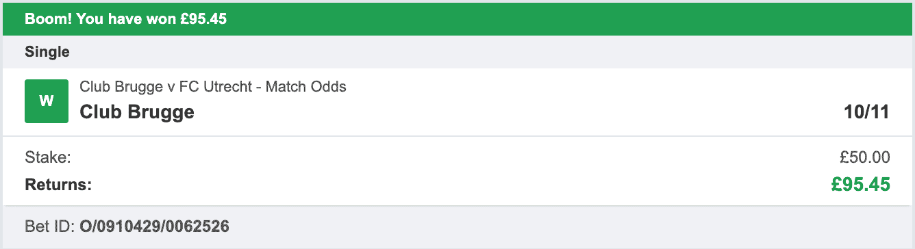 Daily Football Winners - Winner 1 - 2022-07-13