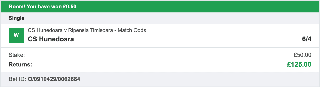 Daily Football Winners - Winner 1 - 2022-07-14