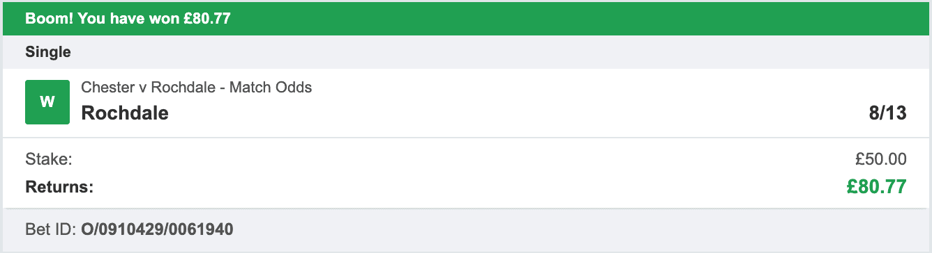 Daily Football Winners - Winner 3 - 2022-07-09